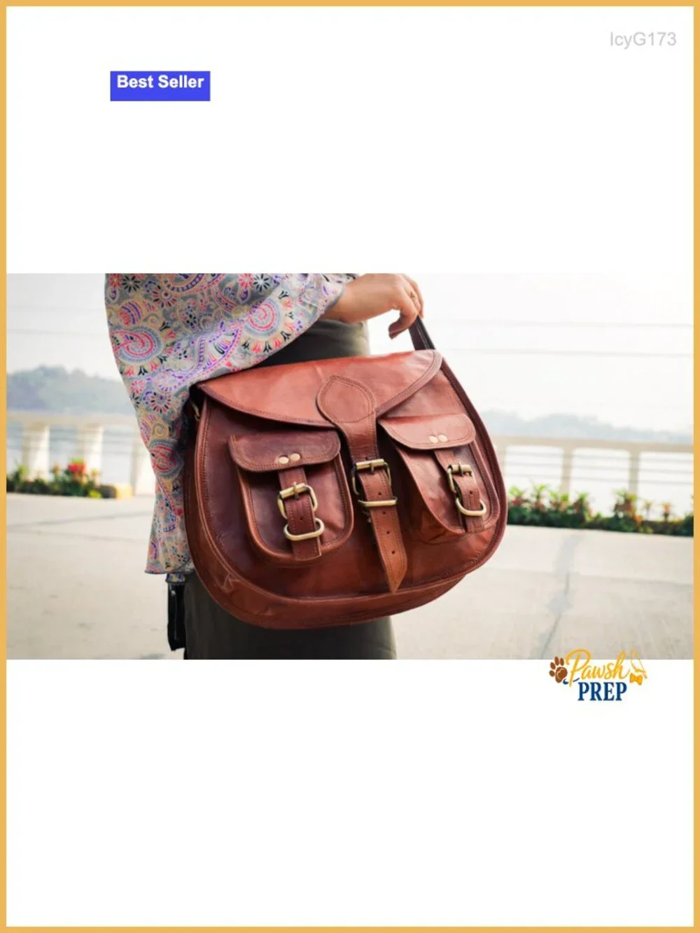 Genuine Leather Crossbody Bag Handmade Hobo Purse with Zipper